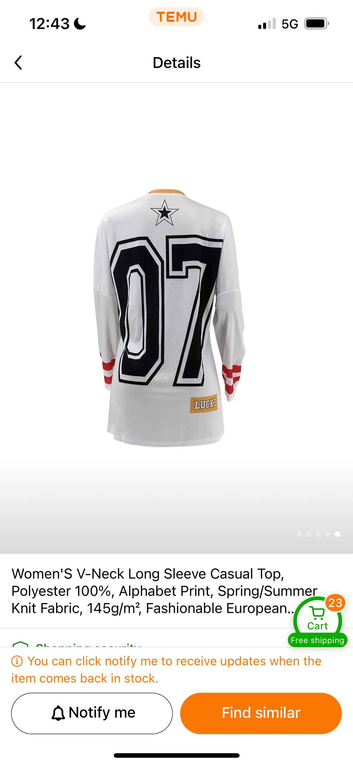 “Envy Me 07” jersey dress