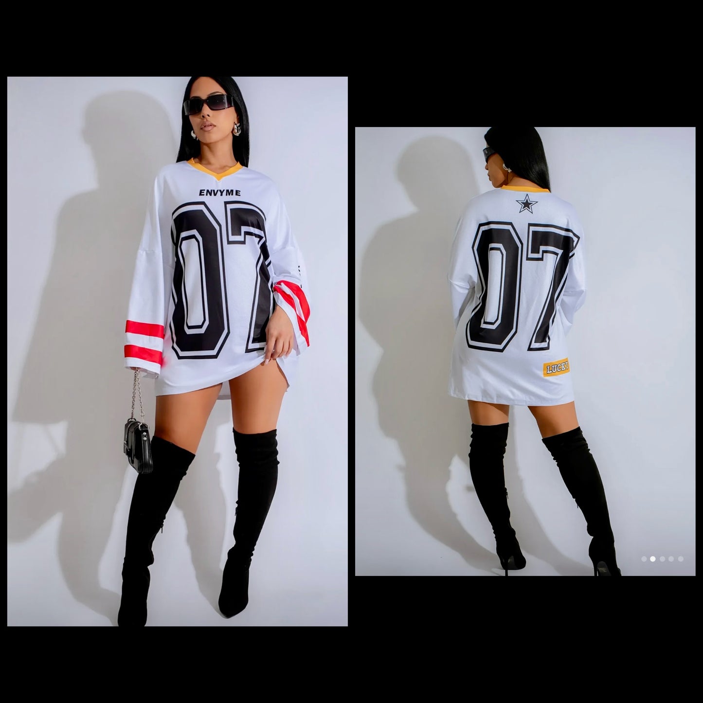 “Envy Me 07” jersey dress