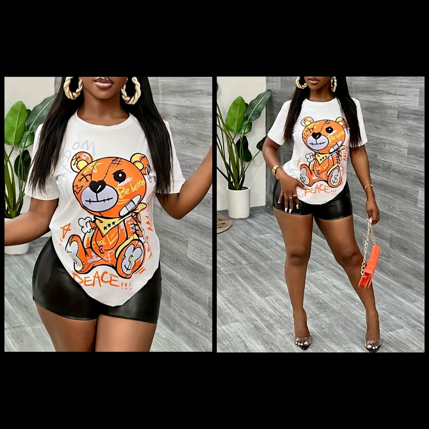 “Orange Crush” love bear shirt
