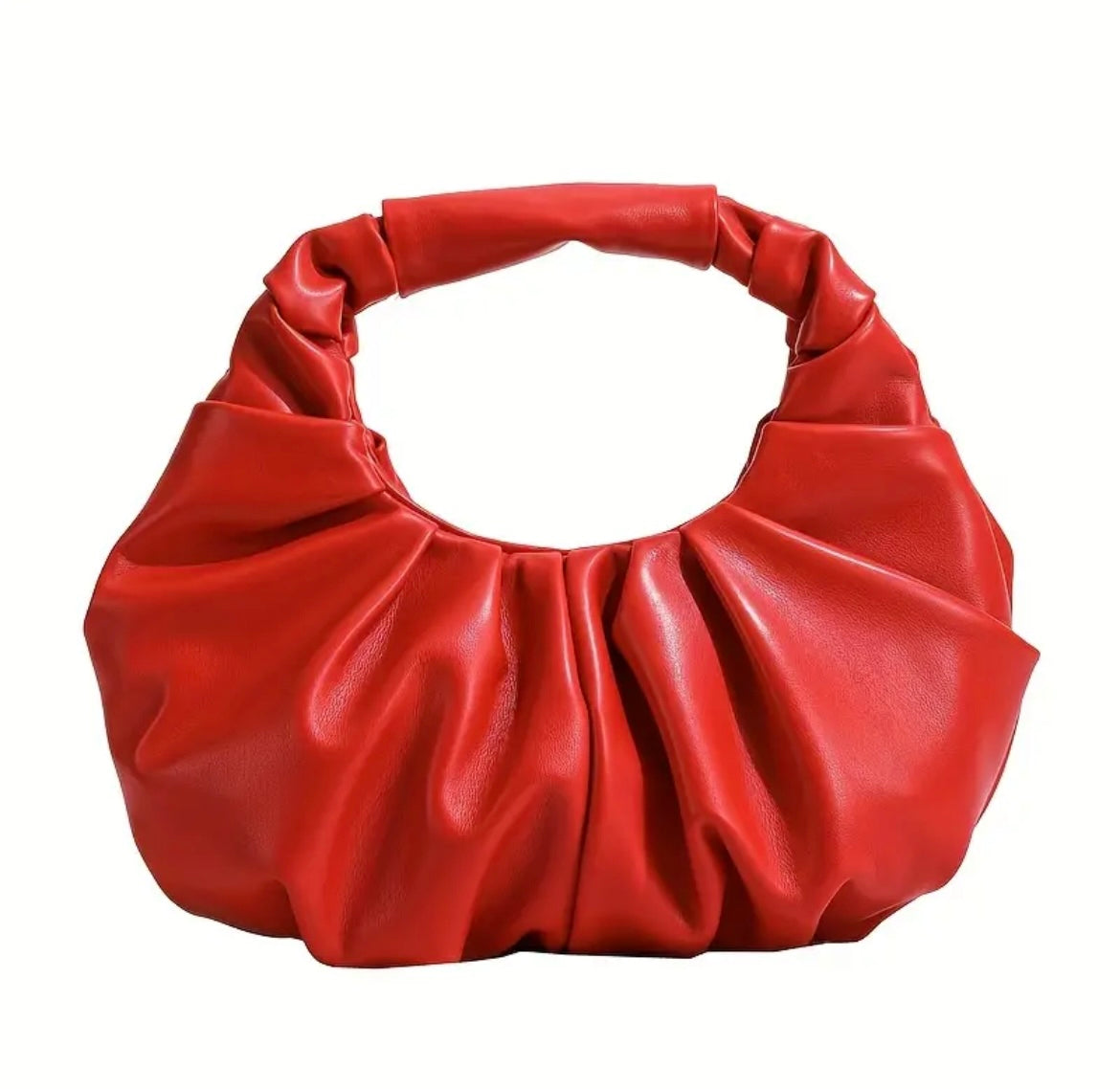 “Scrunch” purse (red)