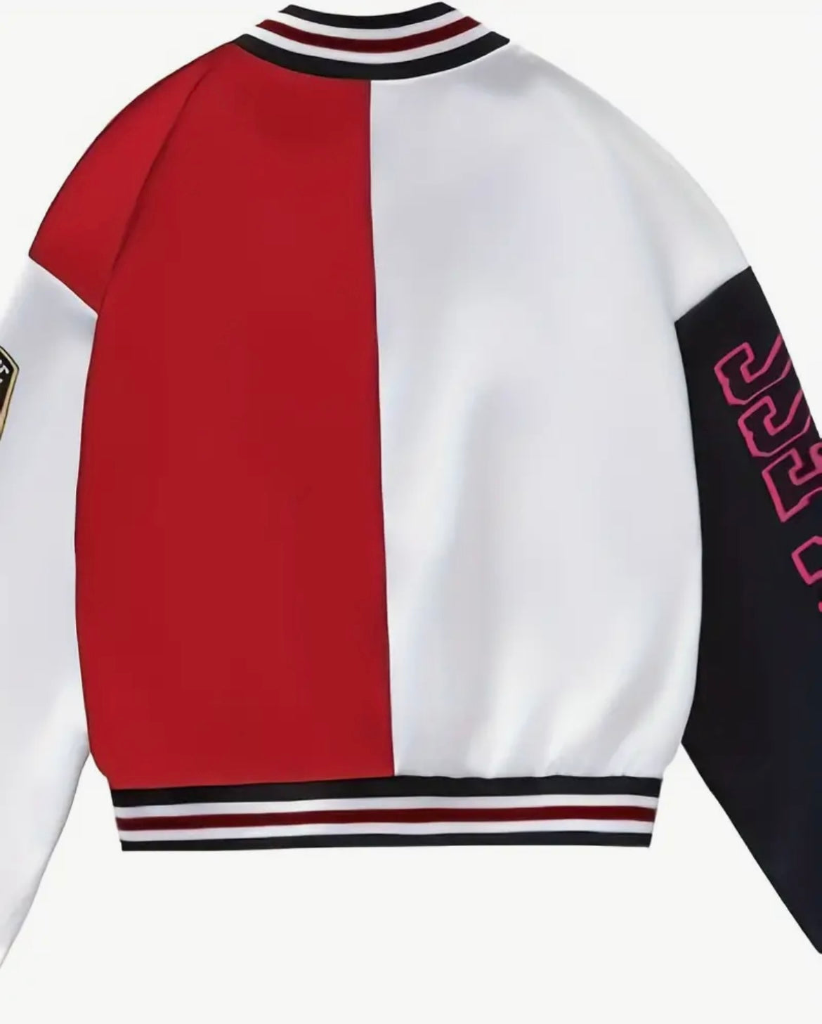 “Heaux” letterman Jacket (red)