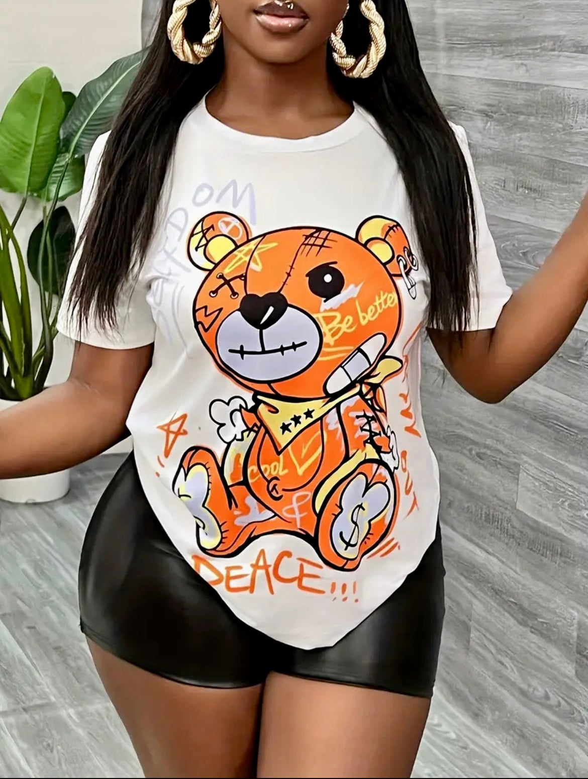 “Orange Crush” love bear shirt