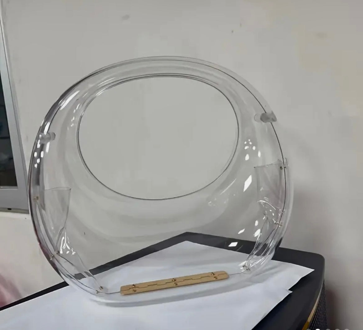 “Clear Ellipse” handbag