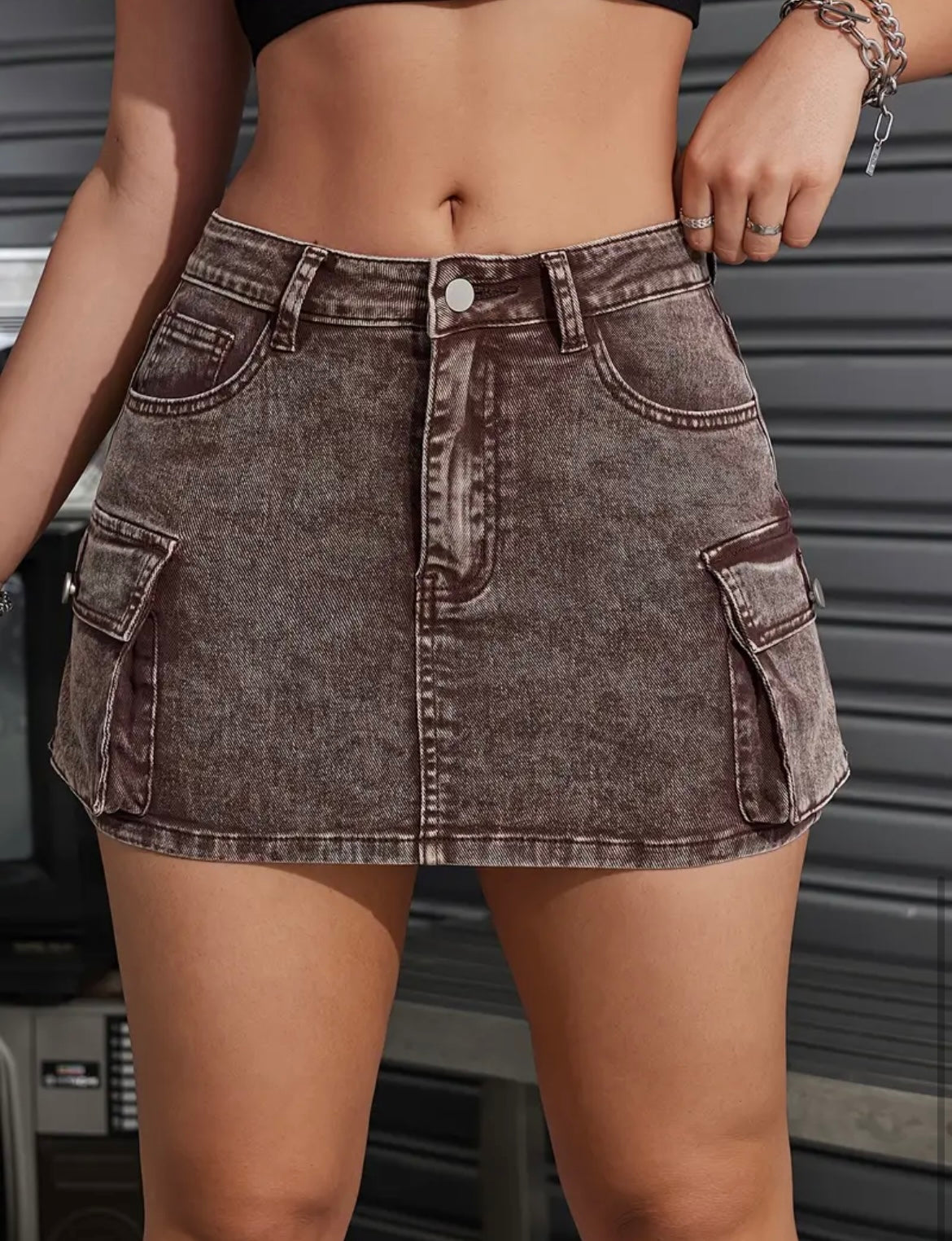 Cocoa Denim skirt