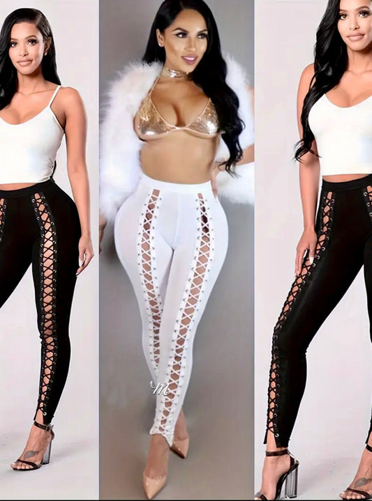 “Main Squeeze” string up pants