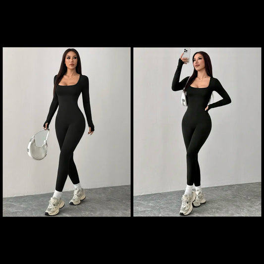 “Simply Me” black long sleeved jumpsuit (comes xxs)