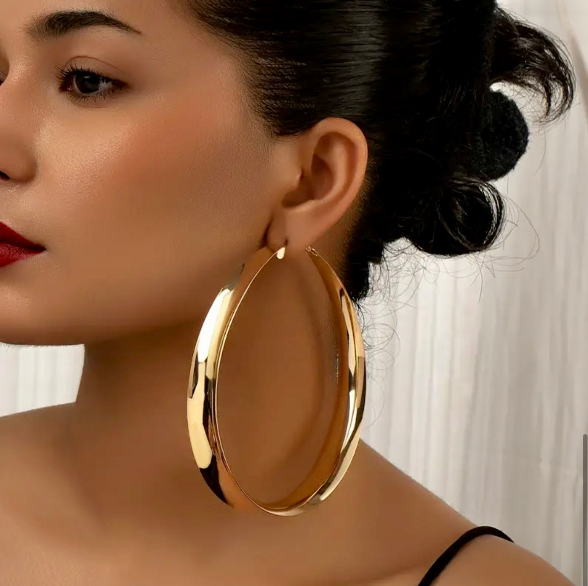 Beyond Gold Large Hoop Earrings