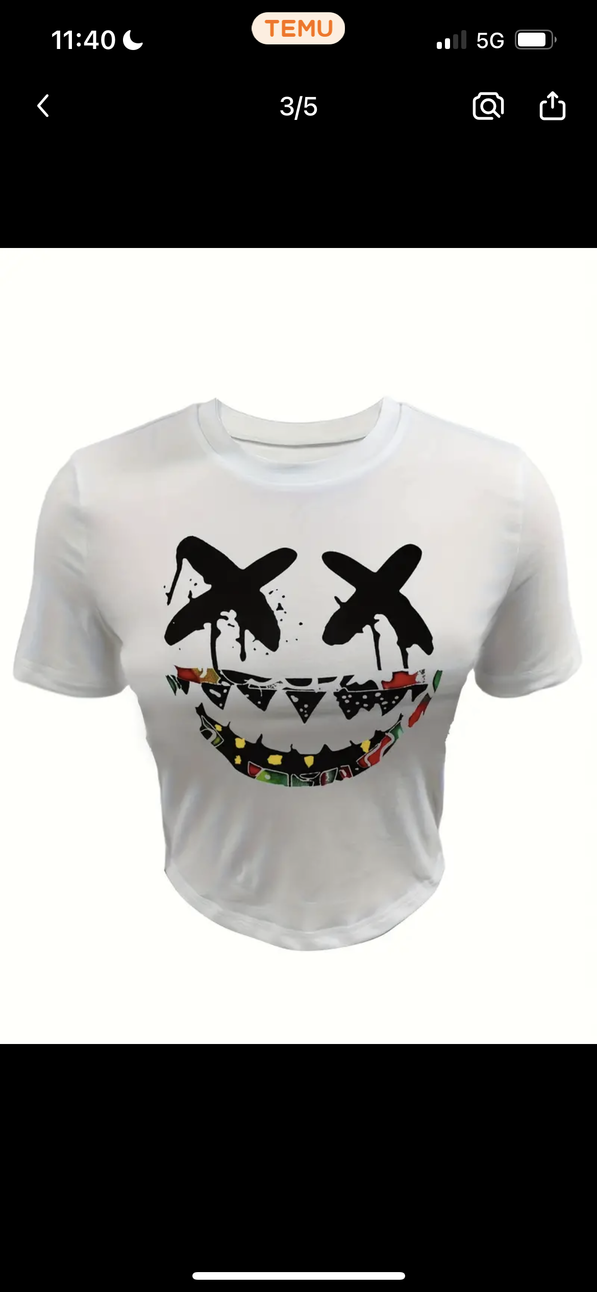 “Rasta Faces” crop top