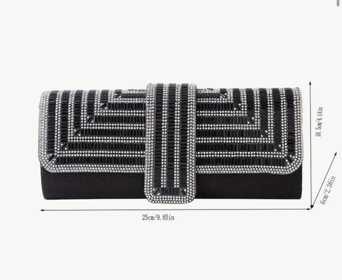 All Shine clutch bag