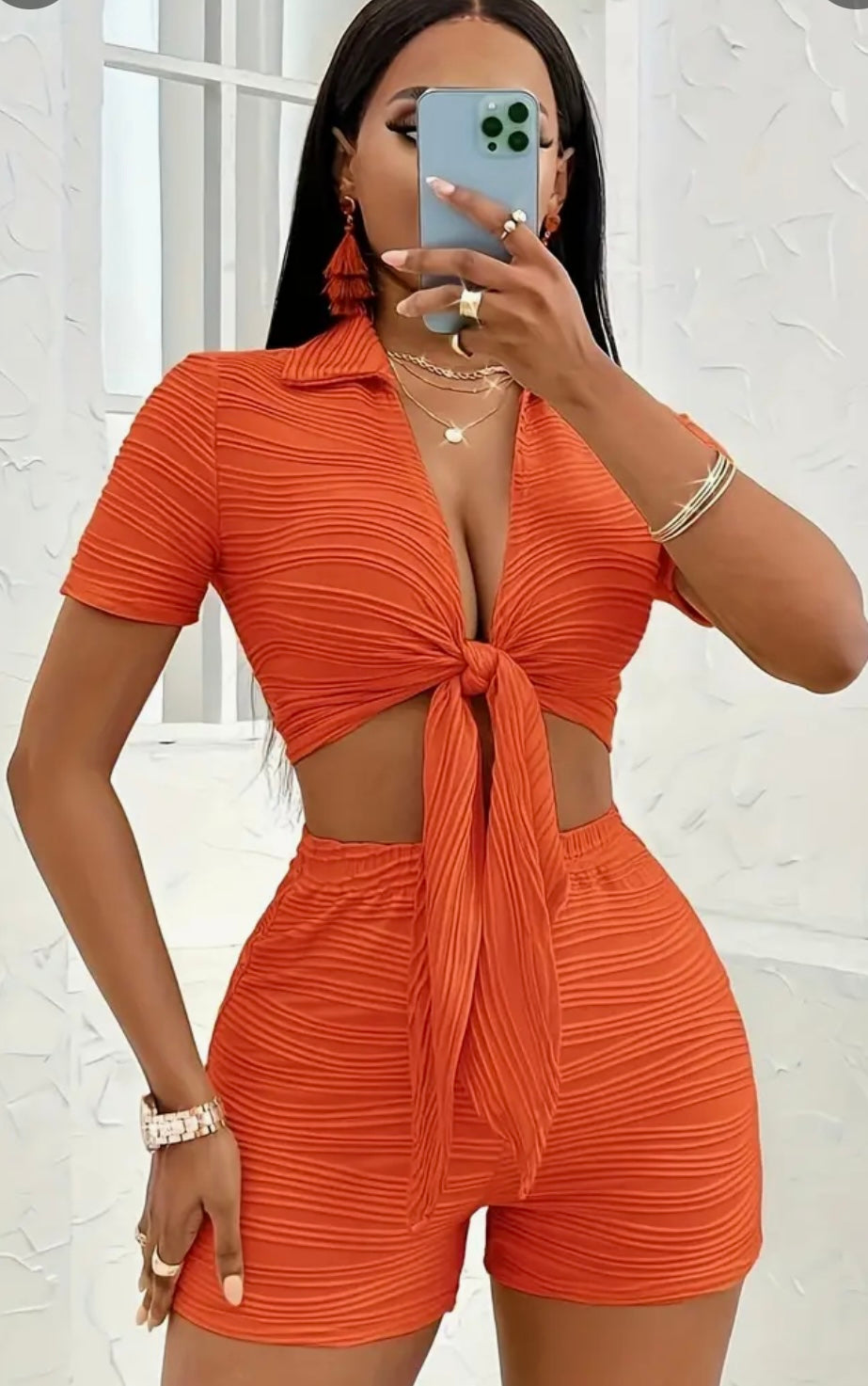 Simply Orange two piece set