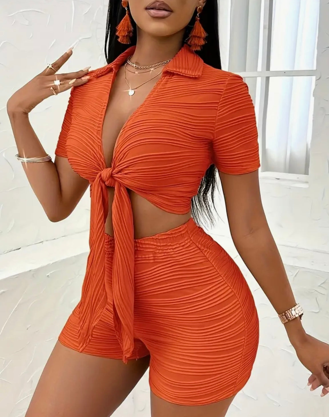 Simply Orange two piece set