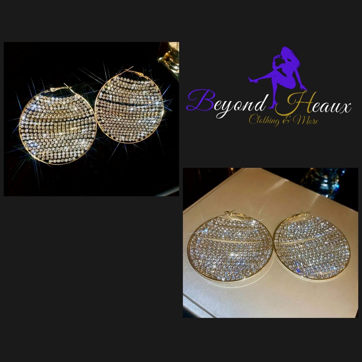 “Beyond Diamonds” earrings